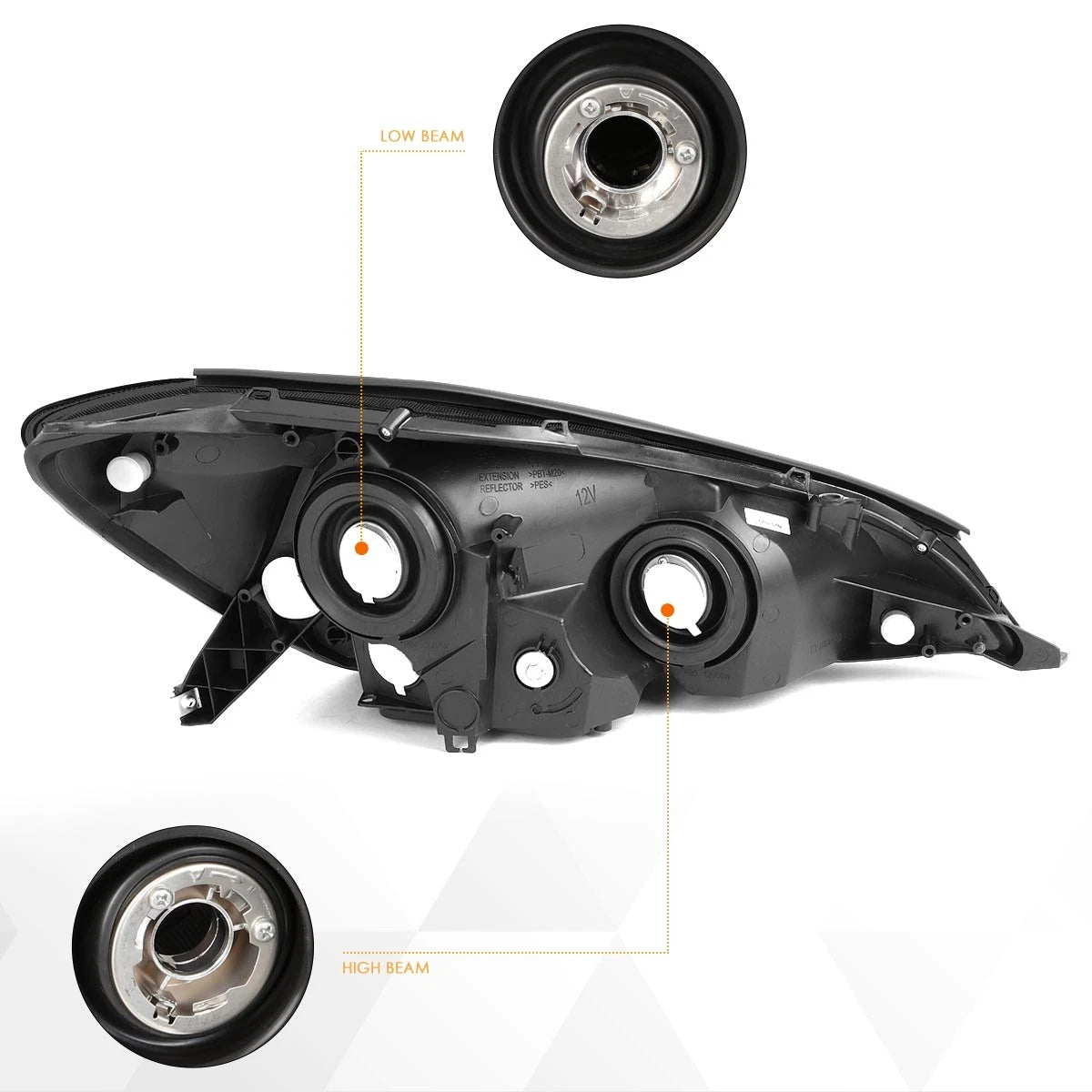 Front Wheel Hub Bearing Axle Nut C-Clip Assembly for Ford Edge Lincoln MKX (2007–2010)