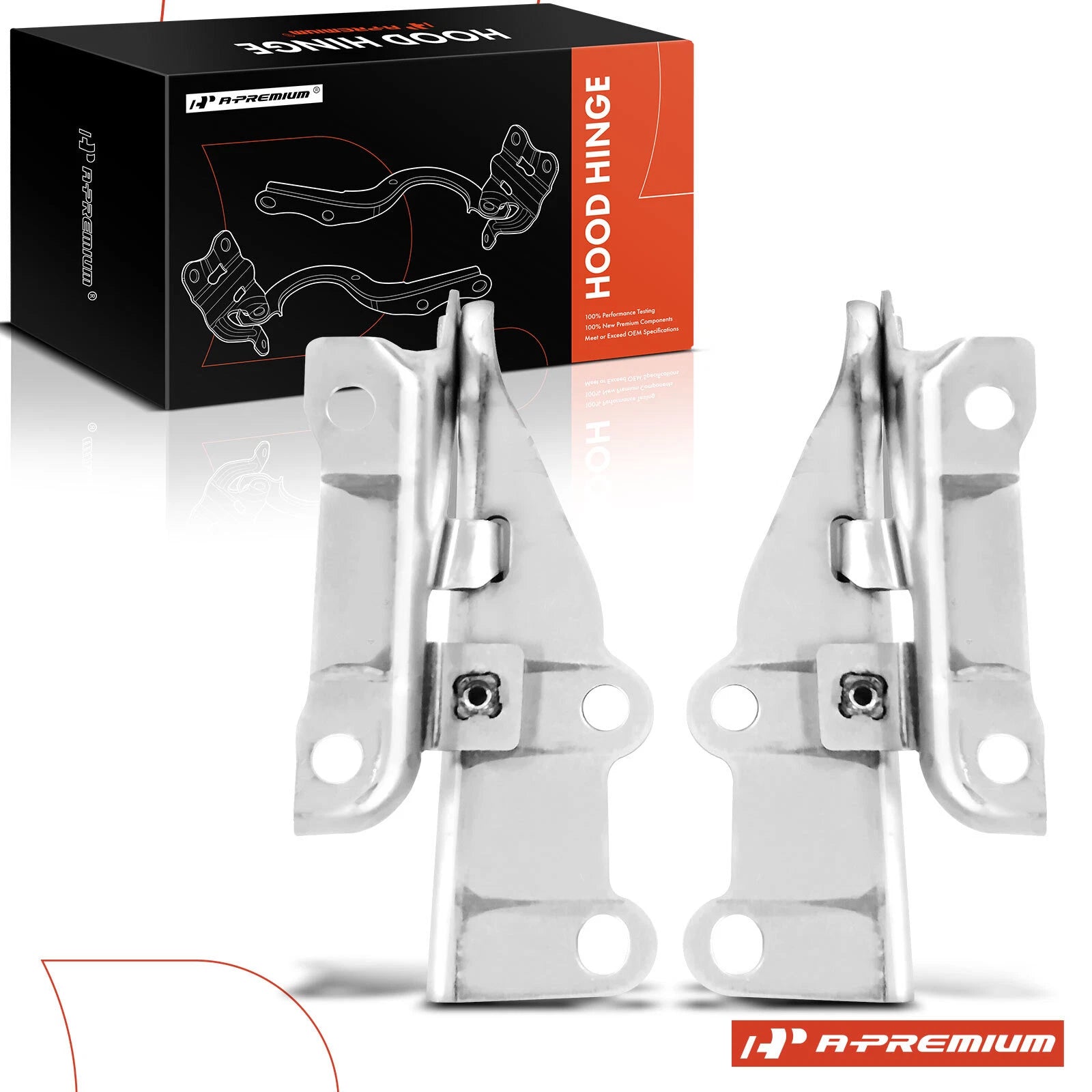 2X Front Left & Right Hood Hinges for Chevrolet Colorado GMC Canyon (2004â2012)