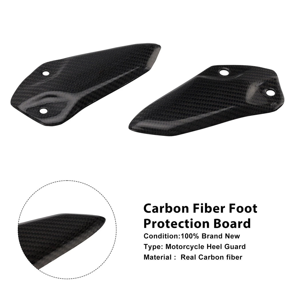Real Carbon Fiber Foot Protection Board for Kawasaki ZX-4R ZX-4RR ZX-25R (2023–2023)