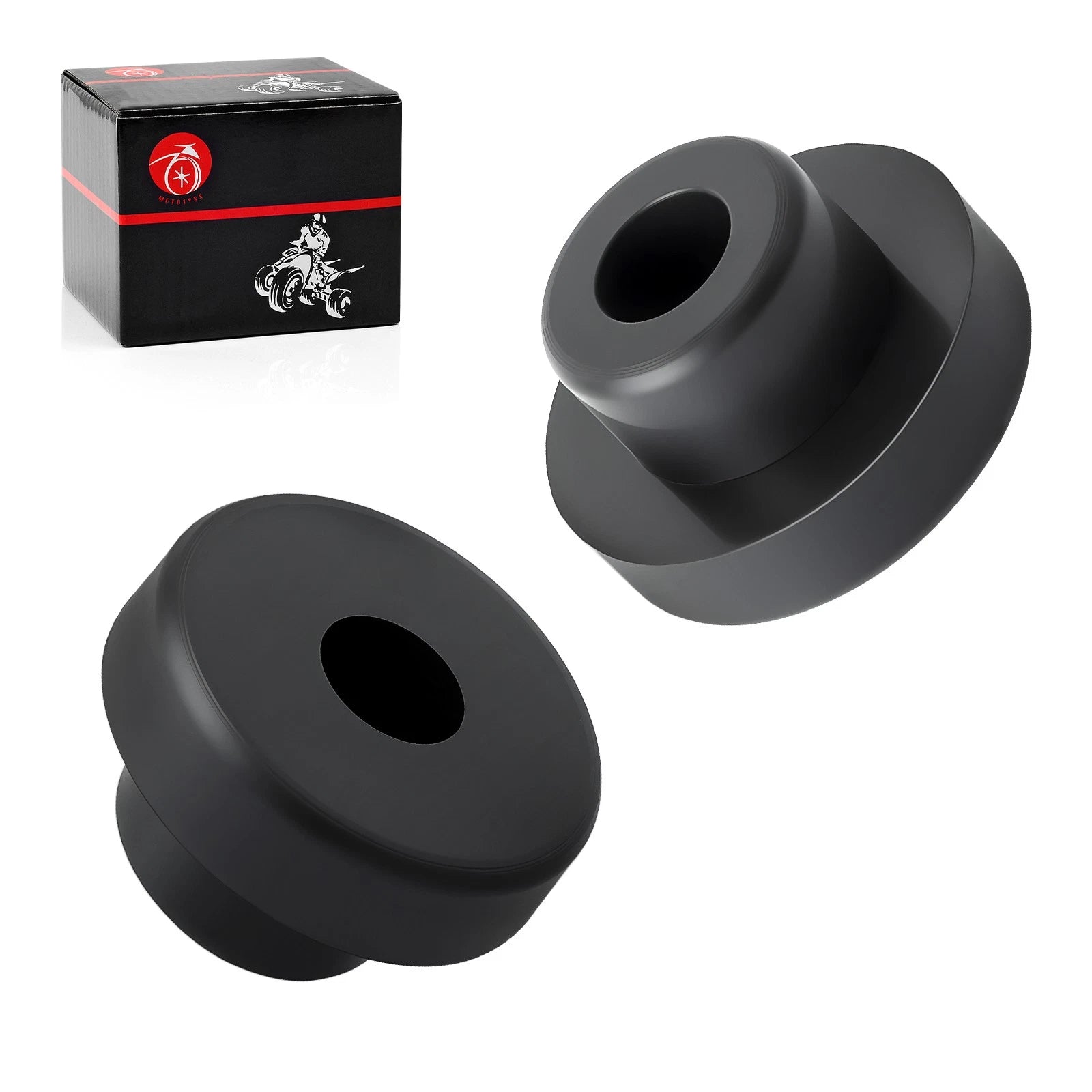2pcs Rubber Radiator Mount Bushing for Polaris 400L 4x4 6x6