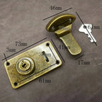 Sliding Buckle for Vintage Luggage Travel Case