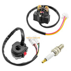 Handlebar Switch & Starter Solenoid Relay & Spark for Yamaha Warrior 350 (2002–2003)