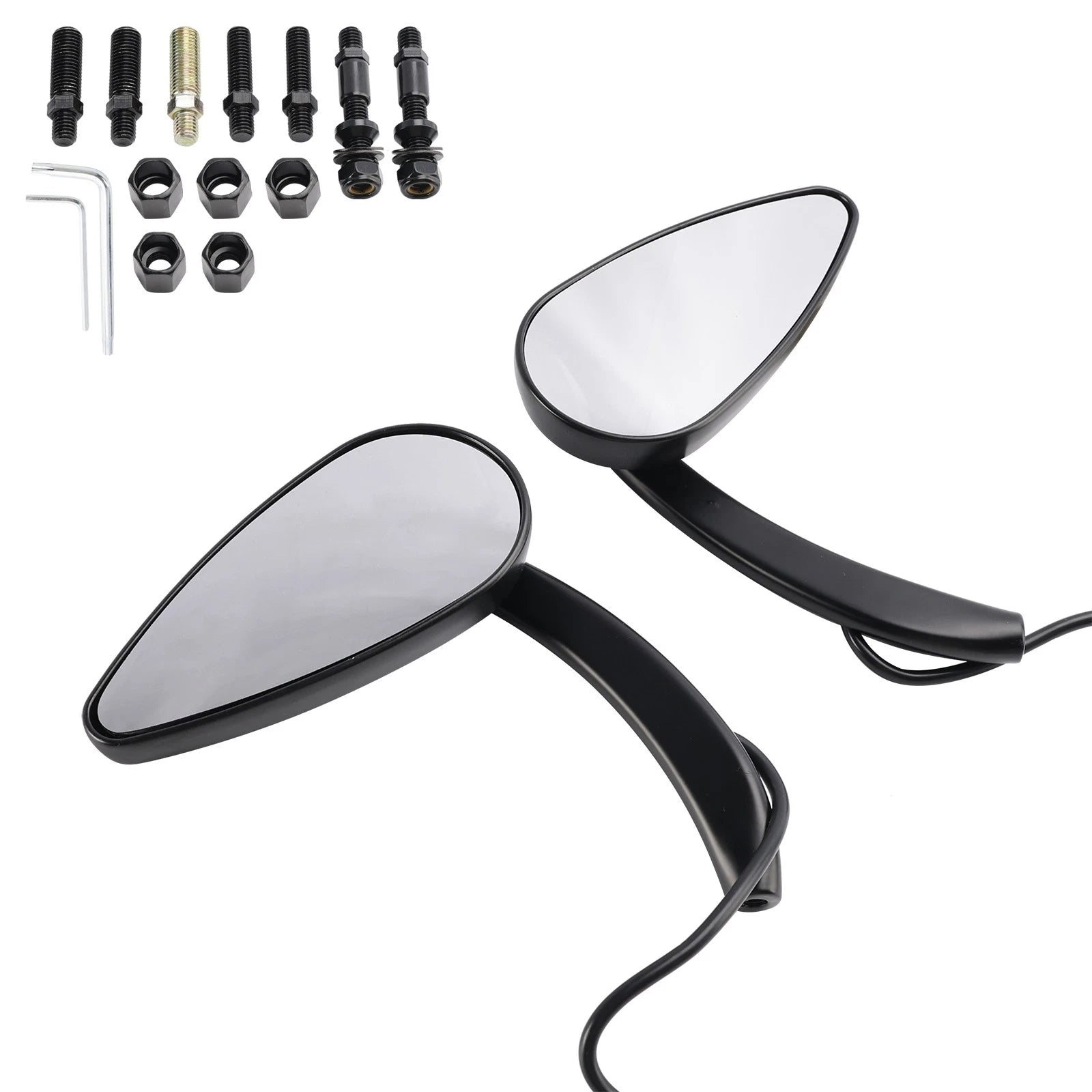 LED Turn Signal Mirrors for Harley Touring, Softail, Dyna, Rocker (2000–2023)