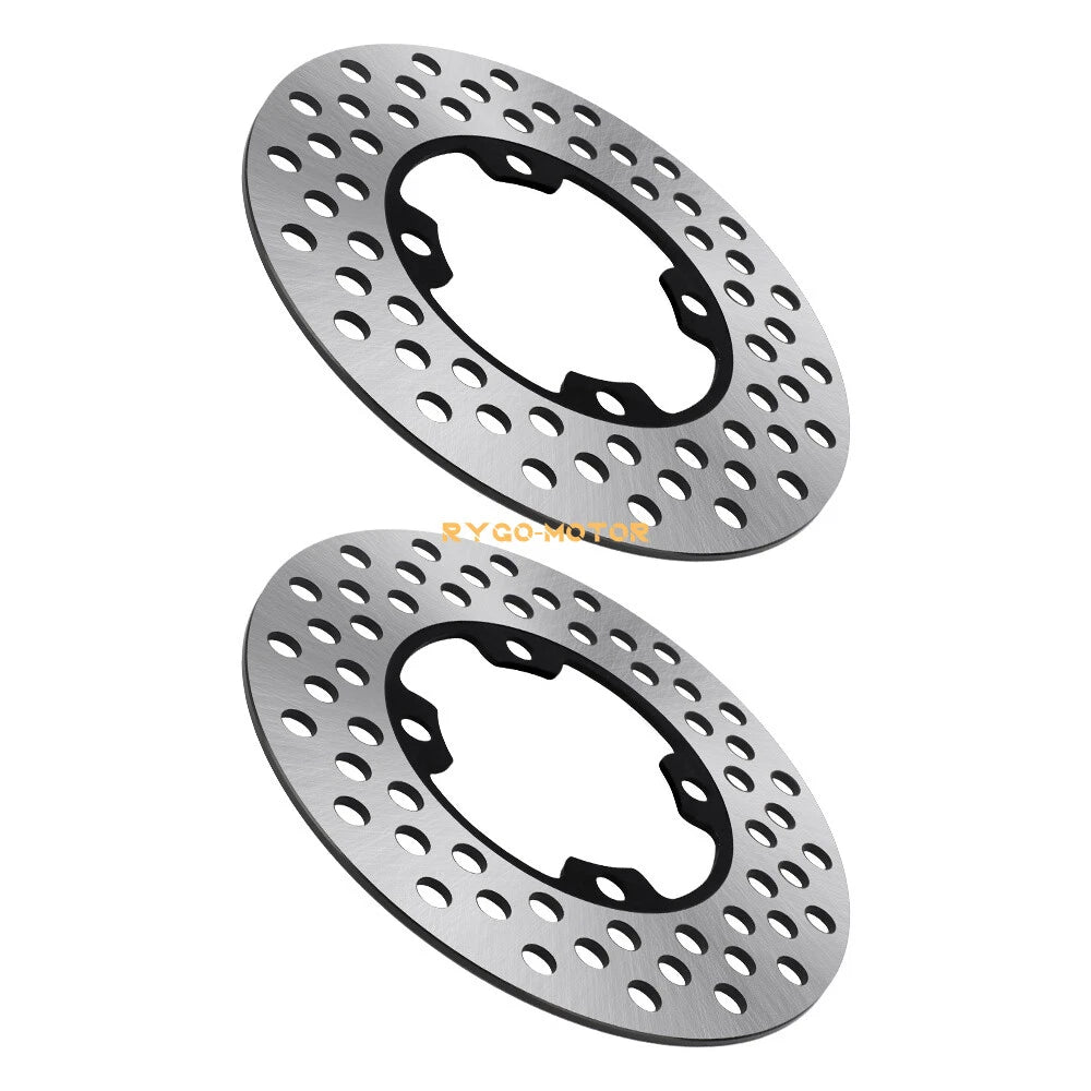 2X Front Brake Disc Rotors for Yamaha Grizzly 350/400/450 (2007–2014)
