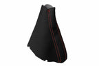 E Brake Boot Cover for BMW E60 (2004–2010) Carbon Fiber Black Red Stitch
