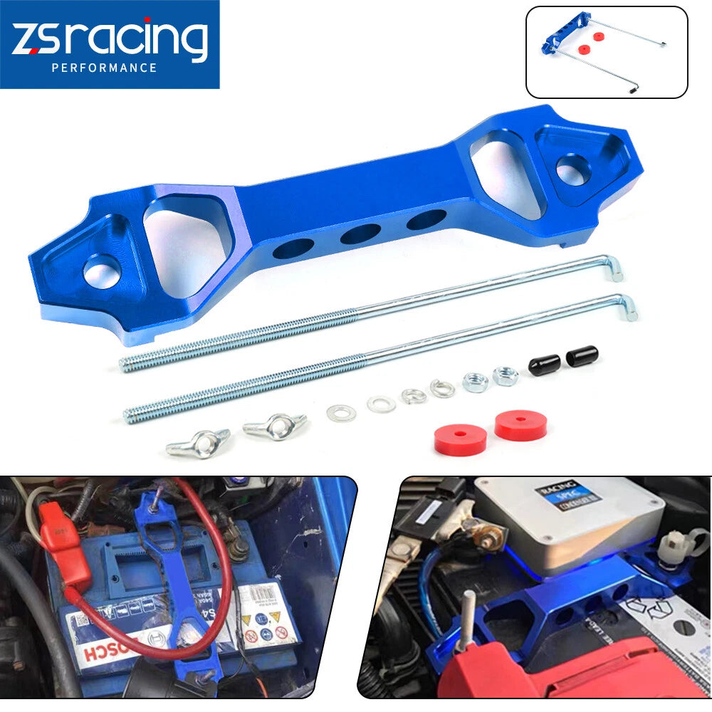 Billet Aluminum Battery Tie Down Bracket for Heavy Duty Applications