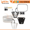 Set of 2 Folding Manual Chrome Mirrors for Chevy GMC (1980–1991)