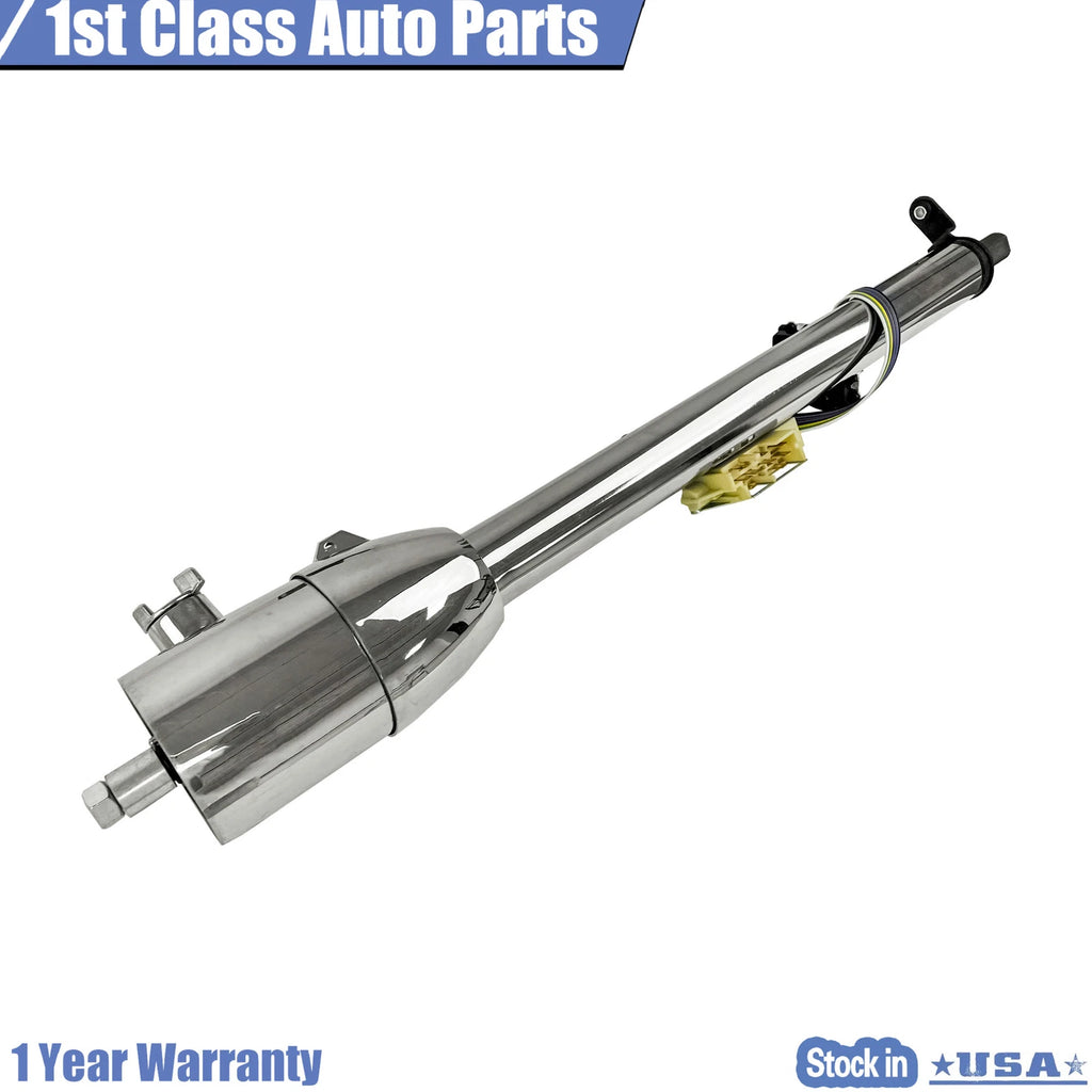30" Steering Column Shift Tilt with Key & Wheel Adapter for Auto