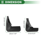 Set of 4 Mud Flaps for Audi A6 (Sedan) (2012–2016)