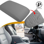 Leather Console Lid Cover for Toyota Land Cruiser (1990–1997) Gray