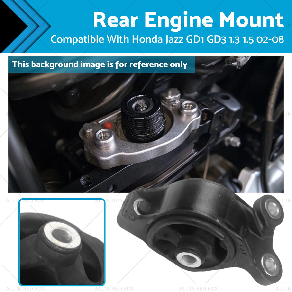 Rear Motor Mount for Honda Jazz GD1 GD3 L13A1 L15A1 (2002–2008)