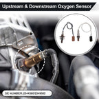 2X Upstream & Downstream Oxygen Sensor for Nissan Sentra (2000–2006) 2344380