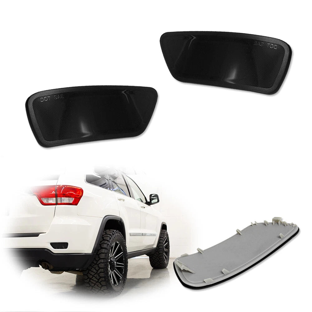 Smoked Reflector Bumper Lamp for Jeep Compass Grand Cherokee, Dodge Journey