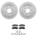 Set of 2 Bosch QuietCast Rear Rotors & TRW Pro Ceramic Pads for Tahoe Yukon