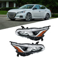 Set of 2 Halogen Projector Headlights for Nissan Altima (2019–2020)