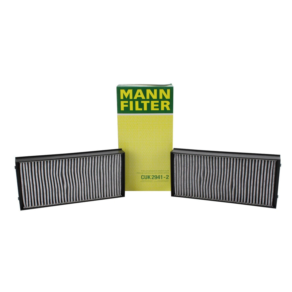 Set of 2 Cabin Air Filters Charcoal for BMW X5 E70 (2007–2012) X6 E71 (2008–2012) CUK 2941