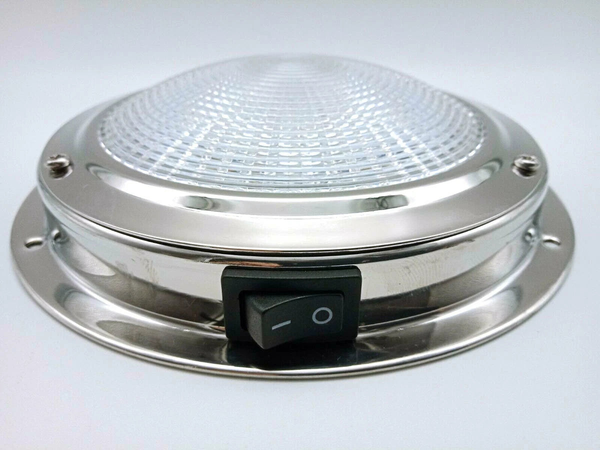 12V LED Dome Light for Boat Caravan Ceiling (140mm)