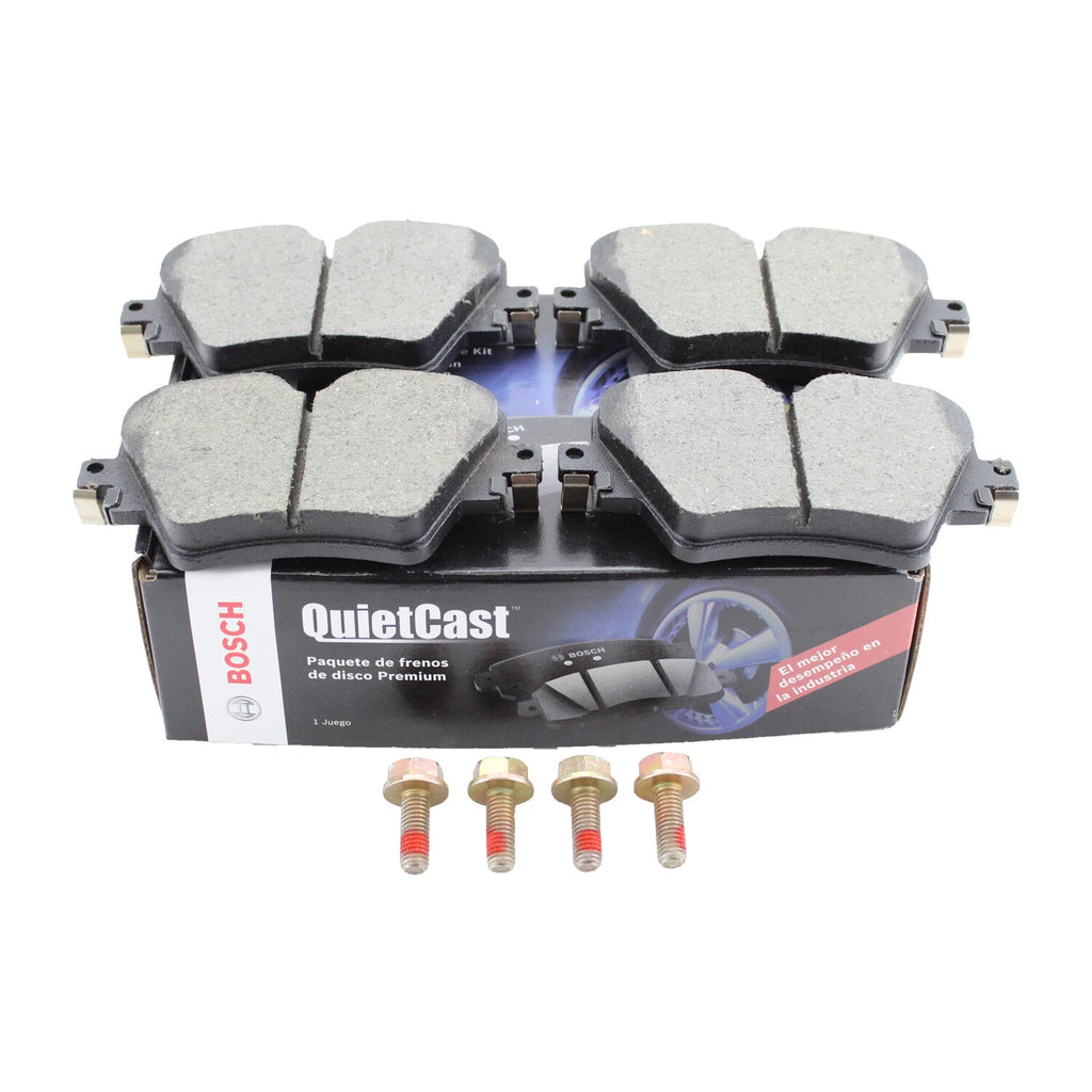 Set of 4 Bosch QuietCast Front Ceramic Brake Pads for BMW F39 F48 F97 G01 Mini F54 F60
