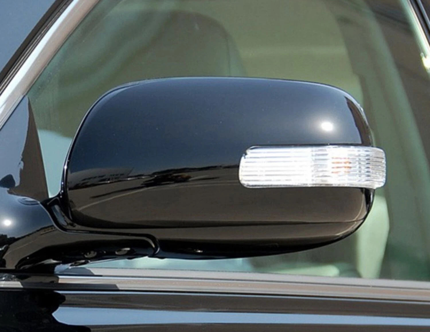 2X Gloss Black Replacement Side Mirror Cover Cap Trim for Scion TC (2011–2016)