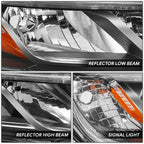 LED Headlight Lamp for Honda CR-V (2015–2016) Right Chrome Housing