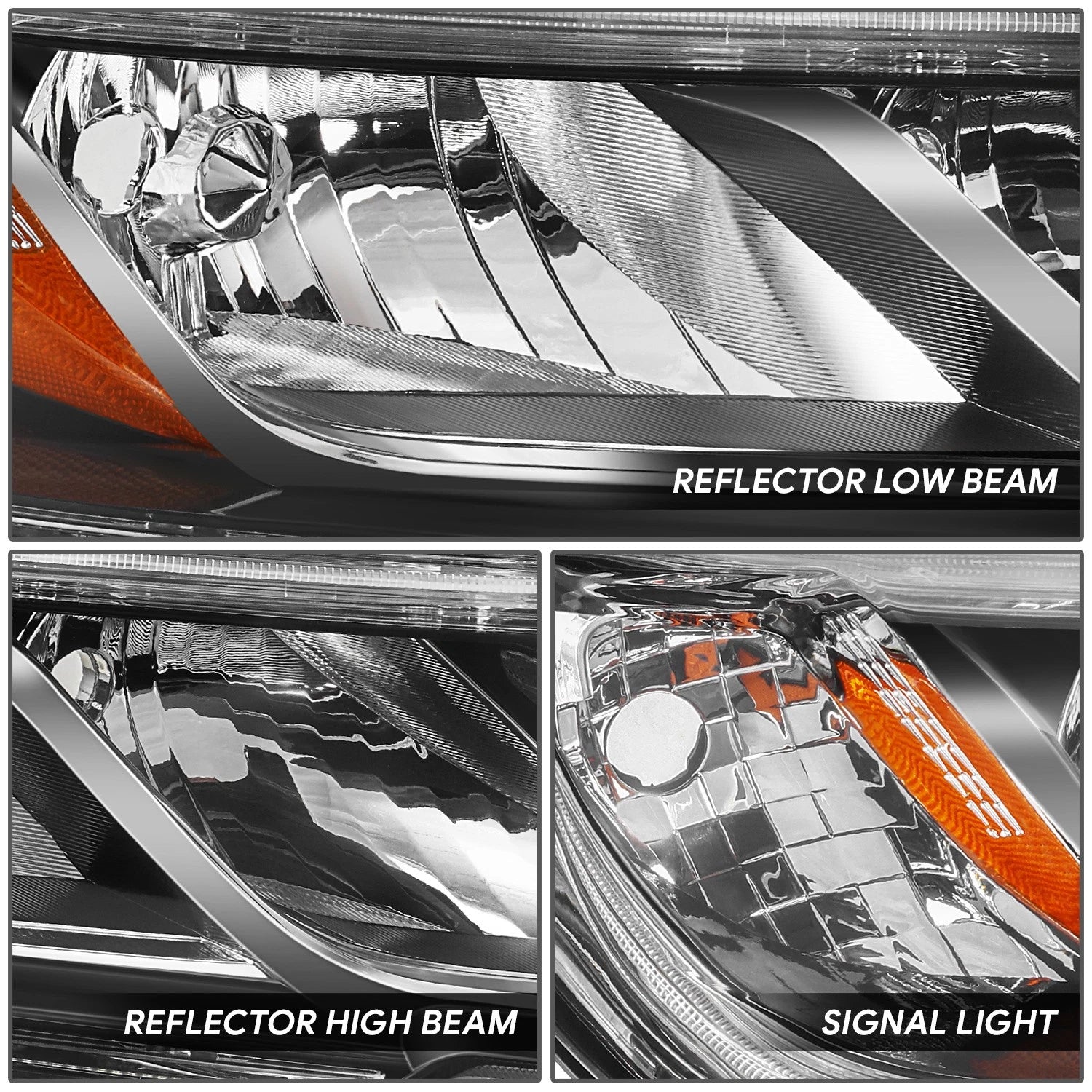 LED Headlight Lamp for Honda CR-V (2015–2016) Right Chrome Housing
