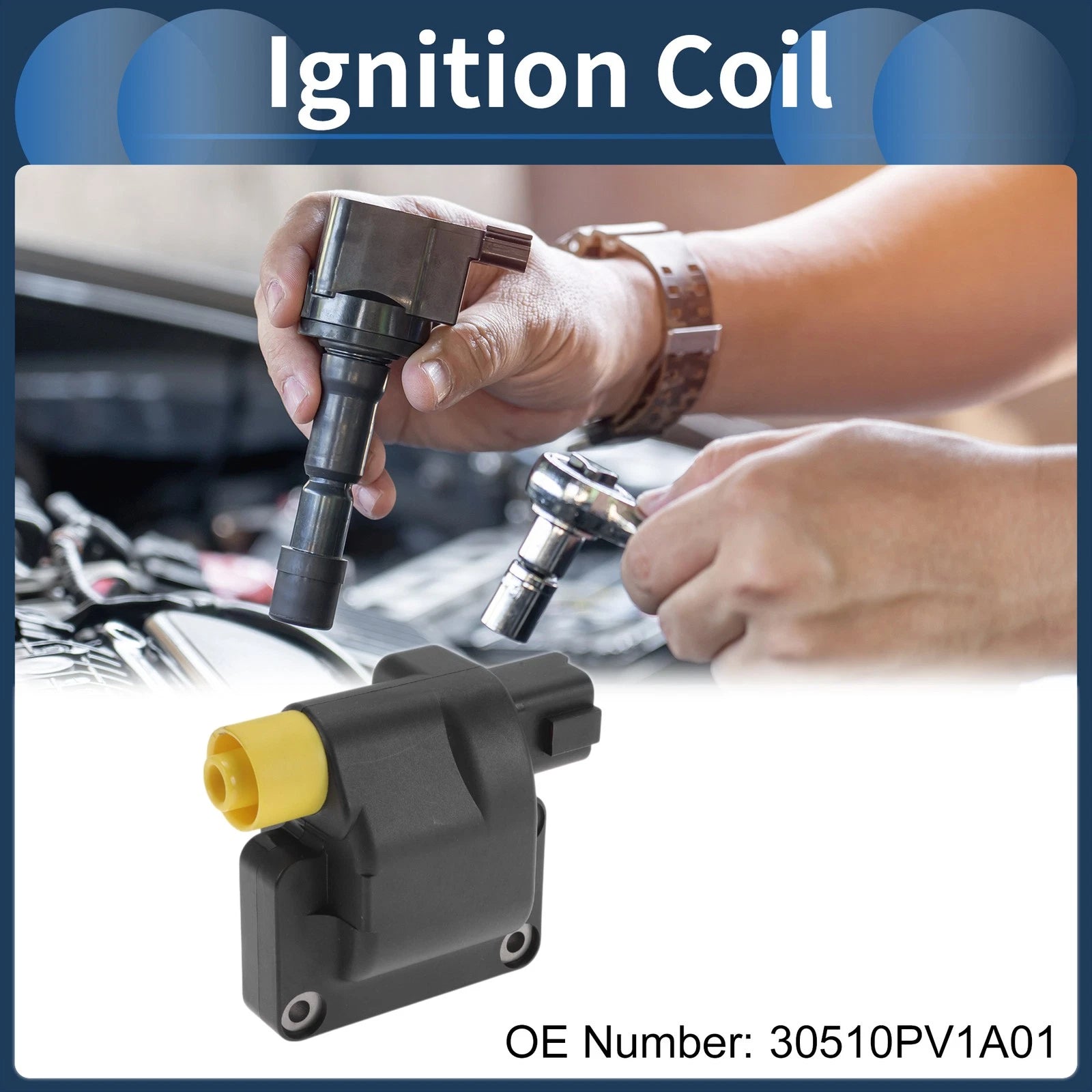 Ignition Coil Pack No. 30510 for Kia Pride (1991–1996)