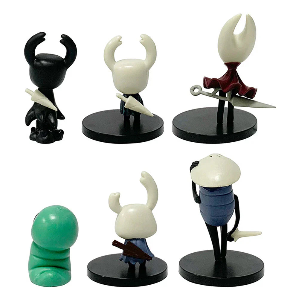 6pcs Hollow Knight Action Figures Collectible Statues Ornaments