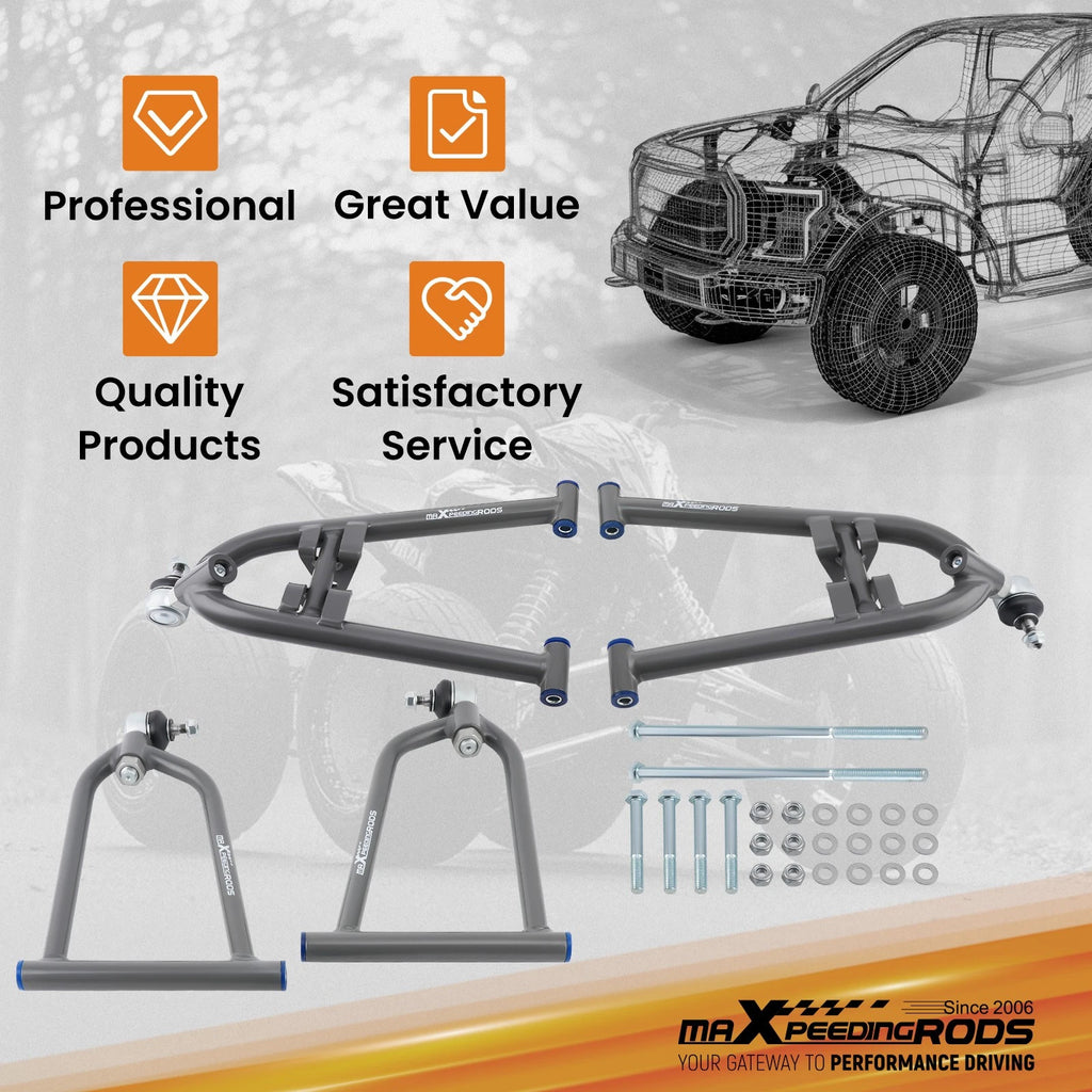 Front Lower Upper A-Arms Kit for Yamaha YFZ450 (2004-2013)