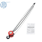 2 Ton Manual Chain Hoist for (8' Lift, 2 Hooks, Alloy Steel)