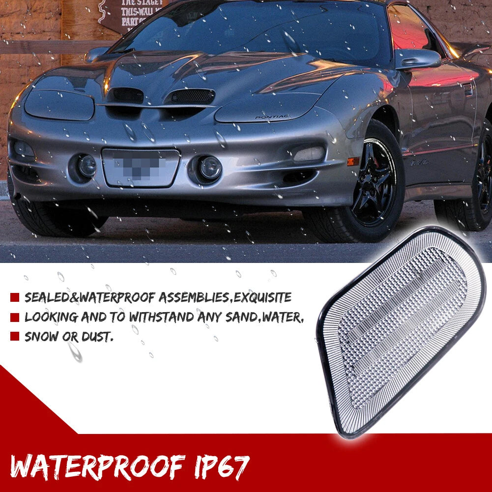 Set of 2 Side Marker Corner Parking Lights for Trans Am (1998–2002)