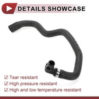Heater Hose for Mercedes Benz W212 W204 W207 (2010-2016) - Rubber Black