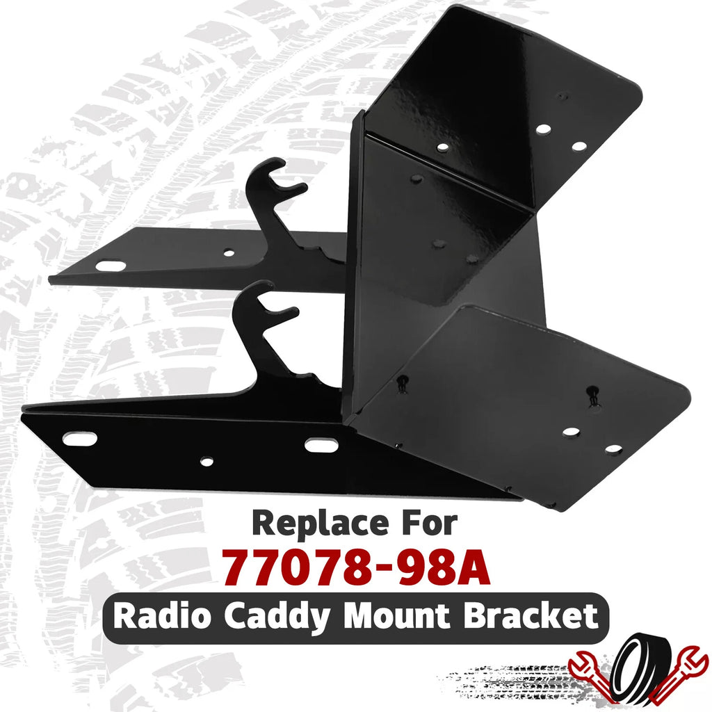 Steel Front Fairing Radio Caddy Mount Bracket for Harley Road Glide (1998–2013)
