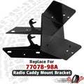 Steel Front Fairing Radio Caddy Mount Bracket for Harley Road Glide (1998–2013)