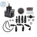 Fuel Pressure Regulator Kit with 100psi Oil Gauge AN-6 Fitting