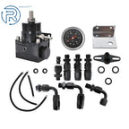 Fuel Pressure Regulator Kit with 100psi Oil Gauge AN-6 Fitting