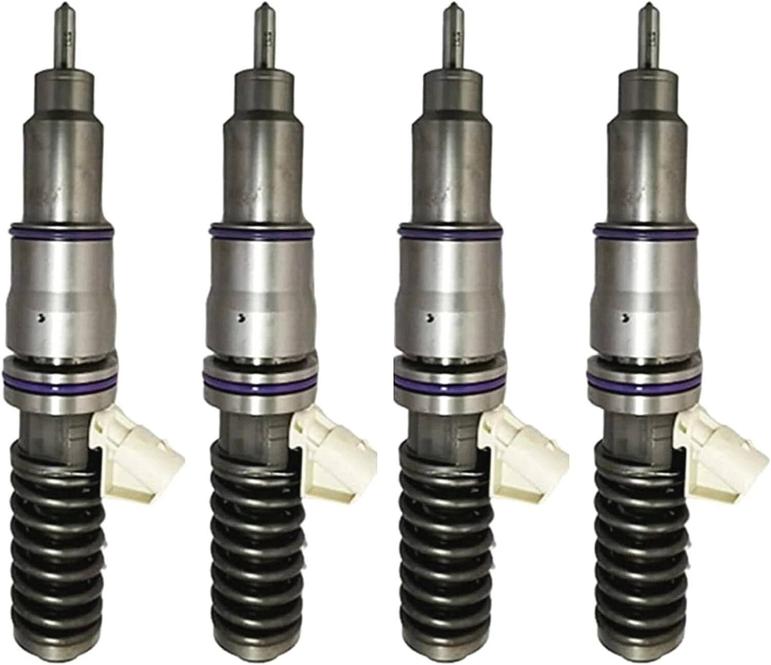 Set of 4 Fuel Injectors 20847327 for Volvo EC460B EC360B (D12D Engine)