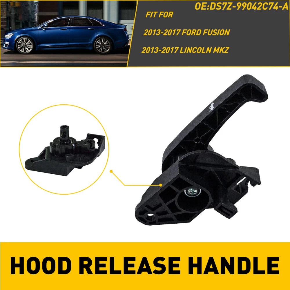 Hood Interior Latch Pull Release for Ford Fusion, Lincoln MKZ (2013–2020)
