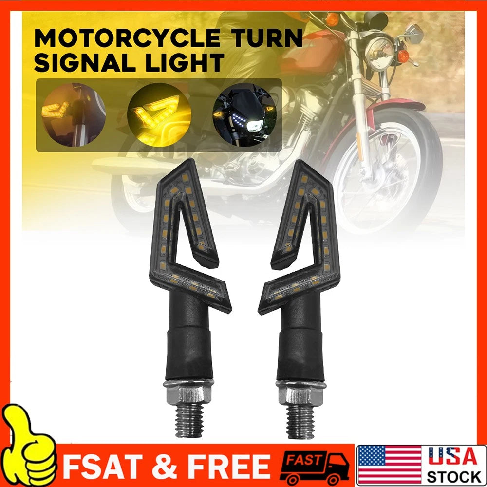 LED Turn Signal Blinker Light for Suzuki DRZ400SM DR650SE DR350 DR200 (2000–2023)