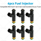 6x Fuel Injector for Ford F-150 E-150 E-250 Econoline (1999–2003)