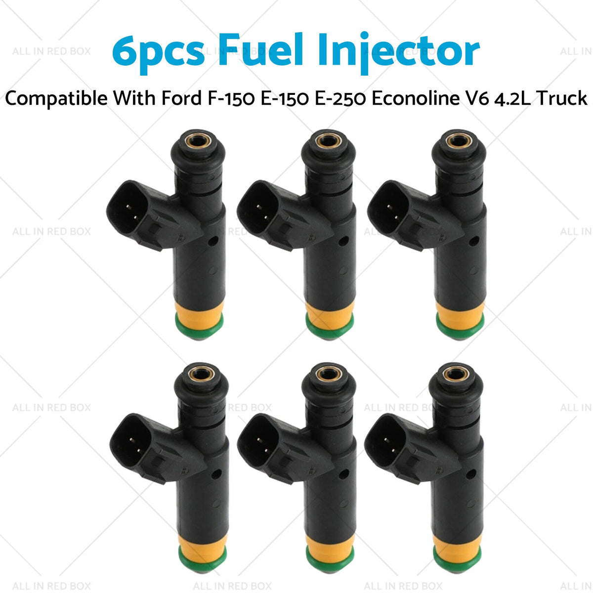6x Fuel Injector for Ford F-150 E-150 E-250 Econoline (1999–2003)