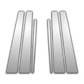 6Pc Chrome Pillar Post Covers for 00-05 Cadillac Deville - P1404