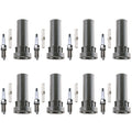Set of 8 Denso Spark Plugs & Coil Boots for Dodge Durango (2009)