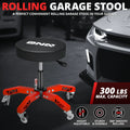 Adjustable Mechanics Roller Seat for (18.3"-23.5", 300lbs)