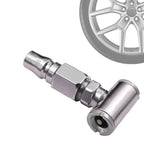 Tire Inflator Nozzle for Car and Motorcycle (Double Head Metal Tool)