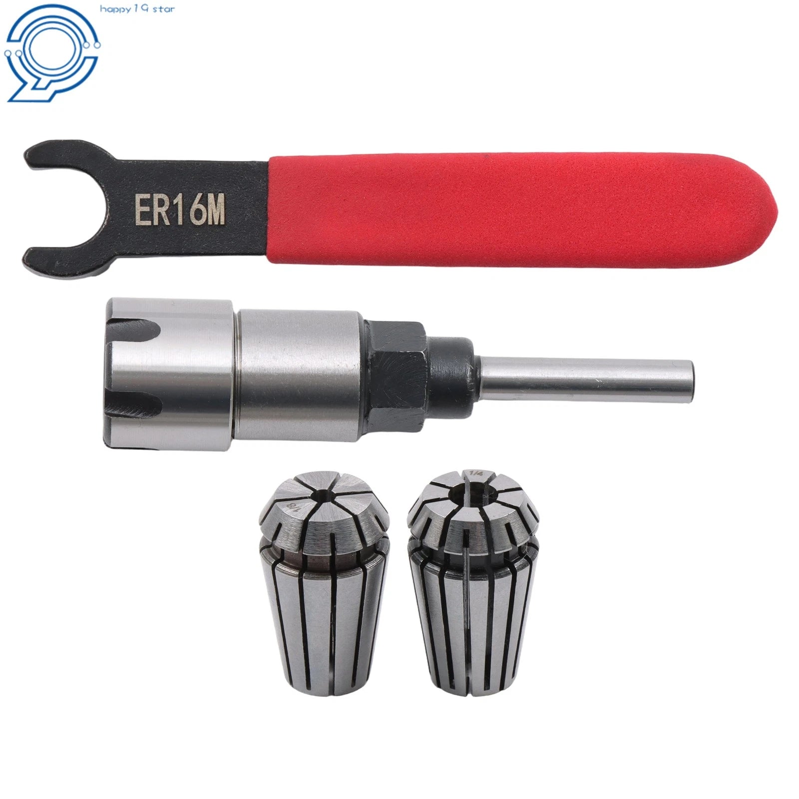 Router Bit Converter for ER16 Collet Chuck (1/4 to 1/8)