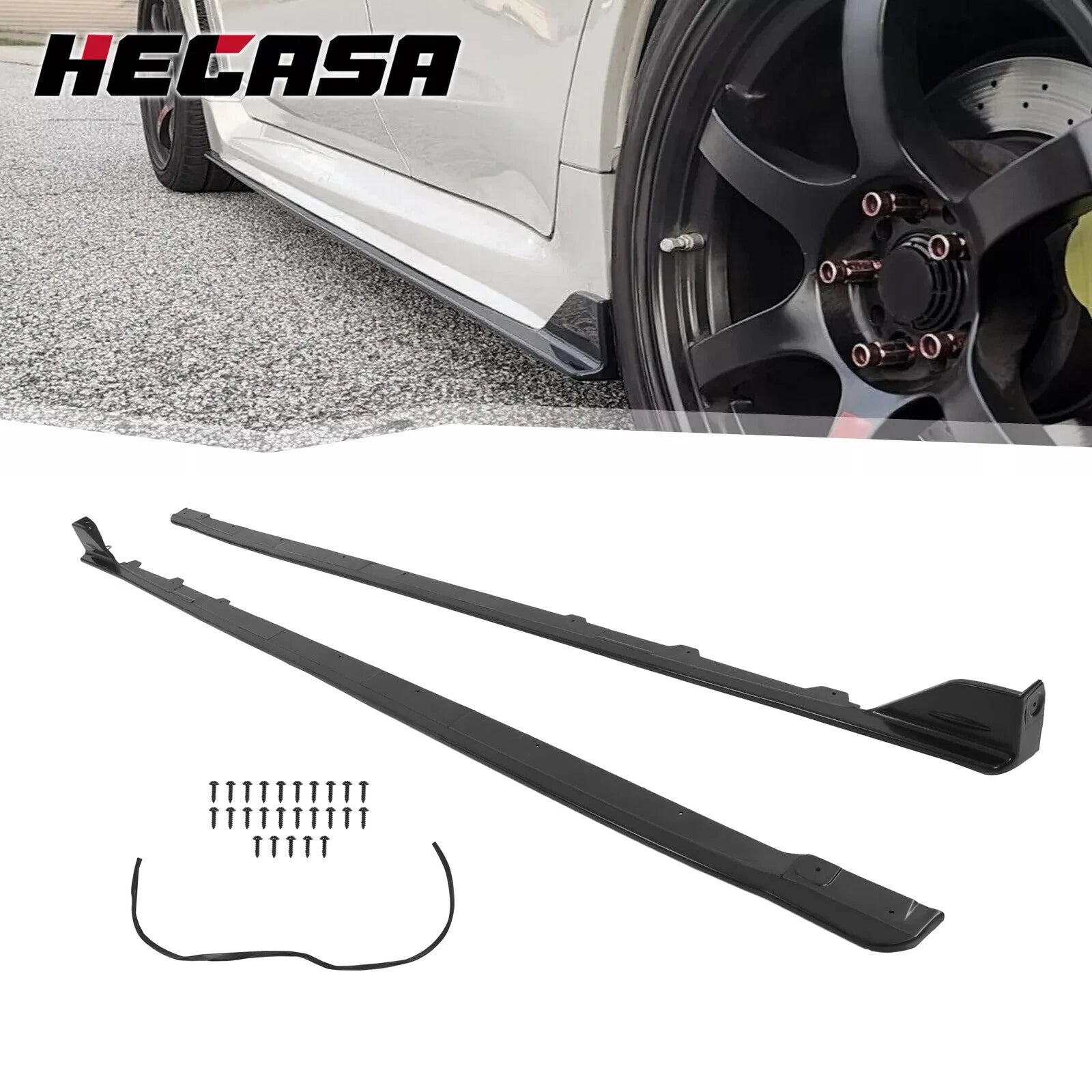 Side Skirts for Subaru WRX STI (2015–2021) ST-Style Rocker Panels Body Kit
