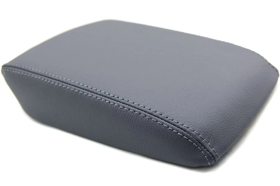 Center Armrest Cover for Acura TL (2004–2008) Black Leather Stitch