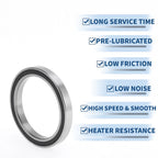Deep Groove Ball Bearing 6813VV for Scooter Skateboard Wheel (P0 65x85x10mm)