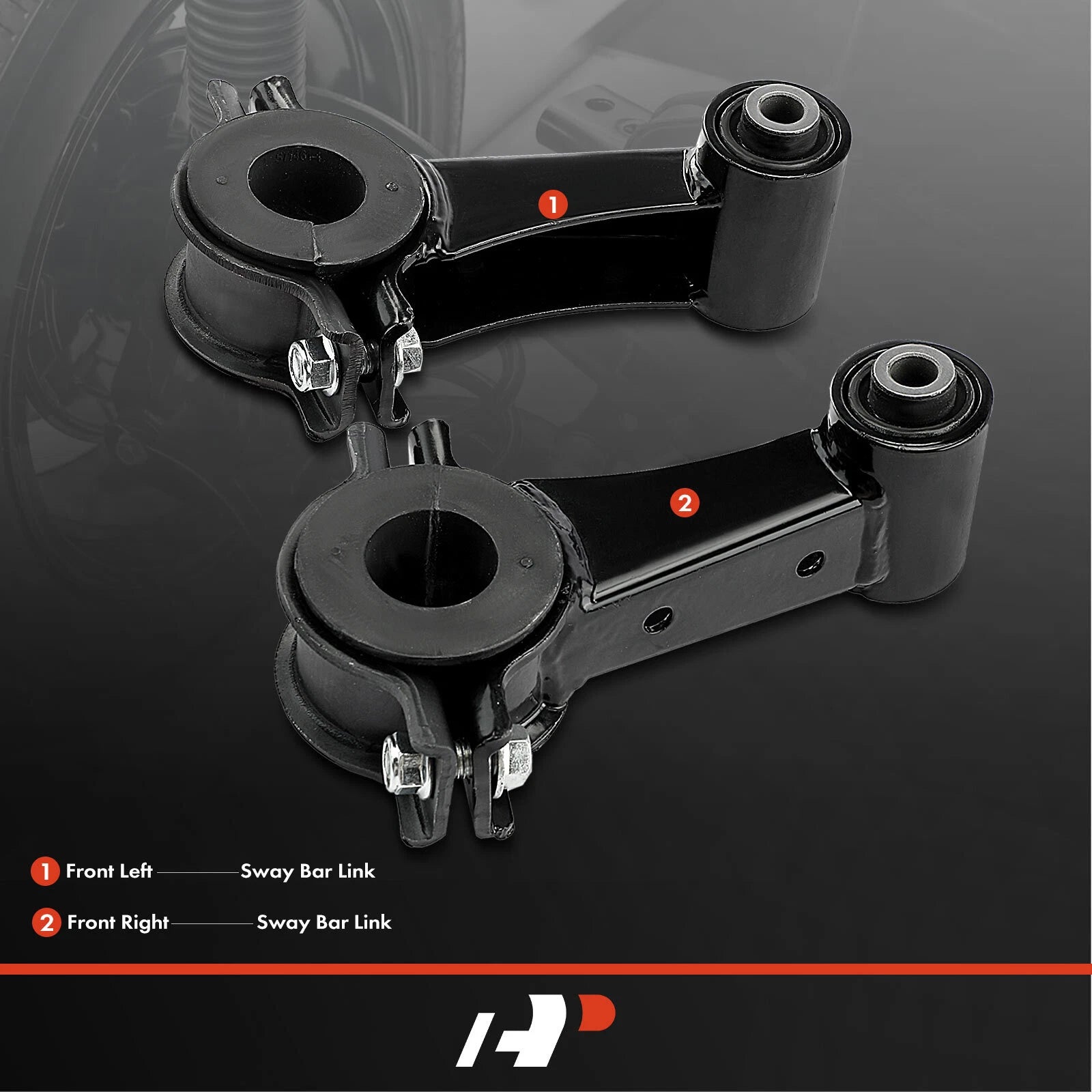 2X Front Stabilizer Bar Links for Mercedes-Benz ML320 (1998-2003)