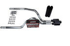 2.5" Dual Exhaust Kit for Dodge Dakota (1997–2005) - Flowmaster Super 10, Black Tips
